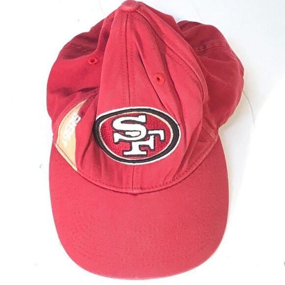 NFL San Francisco 49ers Pro Football Red Adjustable Hat Cap - Picture 1 of 6